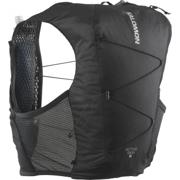 Salomon Active Skin 8 Set løberygsæk i sort med to softflasker