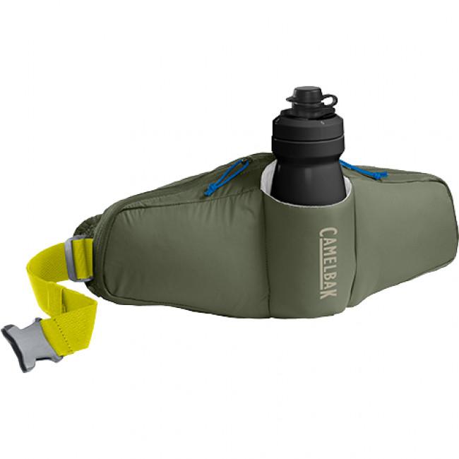 Camelbak Podium Flow 2 Waist Pack, grønt løbebælte med integreret drikkeflaske